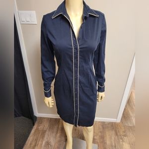 Express dress button down business casual 7/8